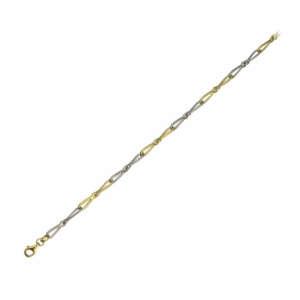Yellow & white gold bracelet