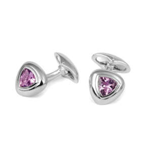 Amethyst cufflinks
