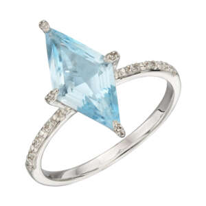Ring Topaz & Diamond