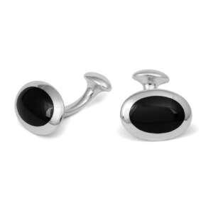 Black cufflinks
