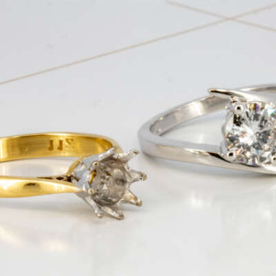 Remounting a diamond